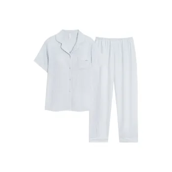 XIAFENYAN Pajama Set Women's Light Blue
