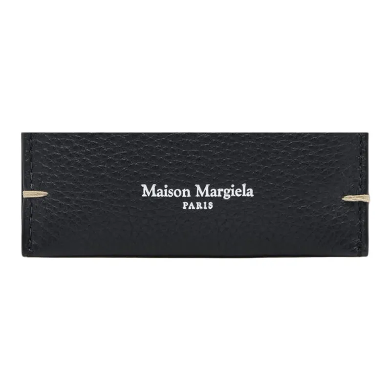 Maison Margiela Calfskin Card Holder Unisex Black-3