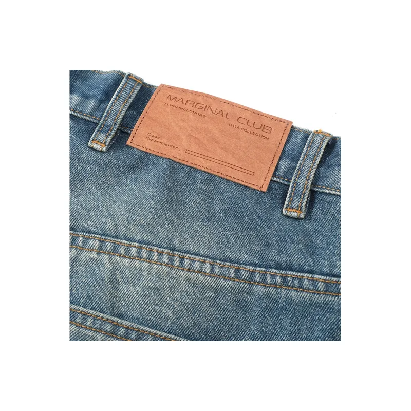 TERRA INCOGNITA Straight Fit Jeans Unisex Washed Blue-6