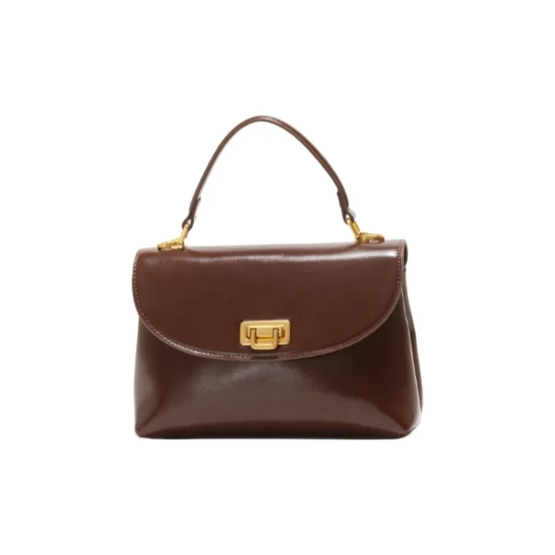 PAYOT Microfiber Synthetic Leather Handbag Regular Women's Burgundy/Coffee/Brown/Black-6