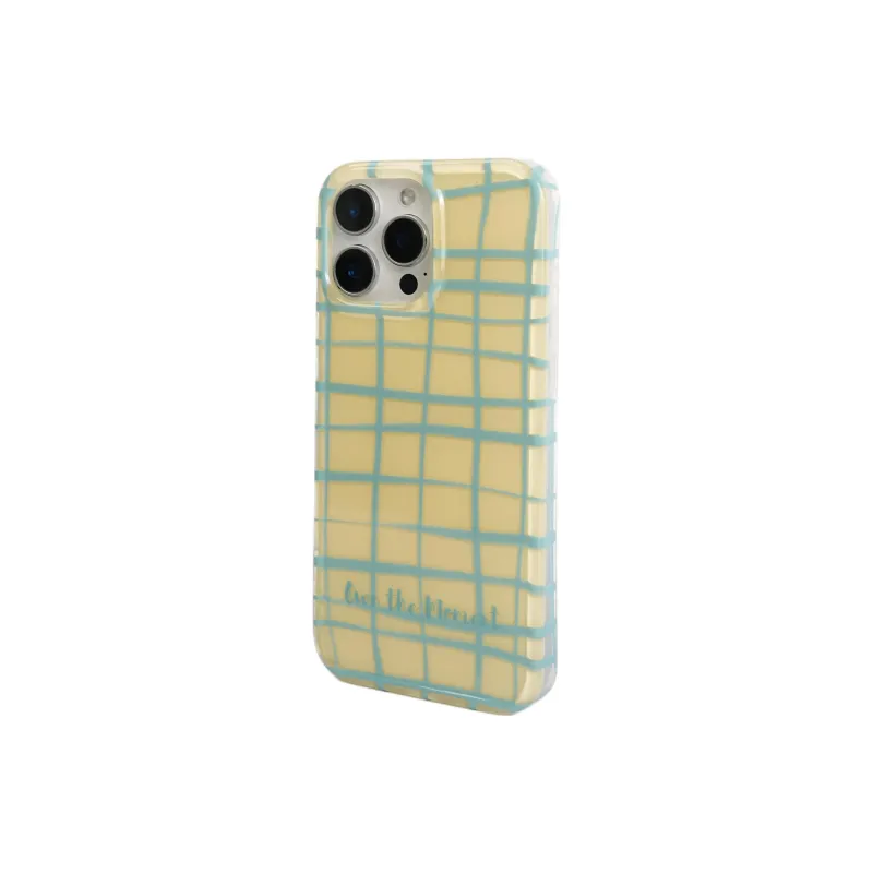 Wei Xin Acrylic Material Line Plaid Stars Stand Phone Cases Compatible With IPhone 16/15 Pro Max/Apple 13/14 Pro/Max-6