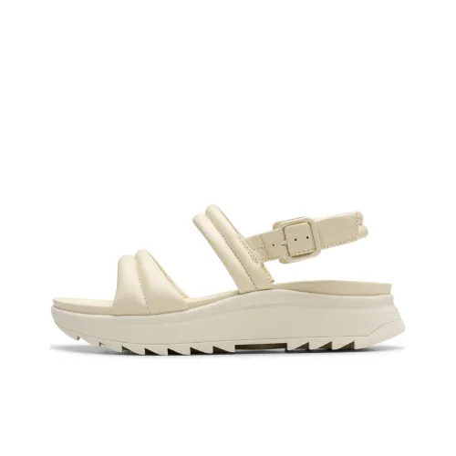 Clarks Beach Sandals Women's White