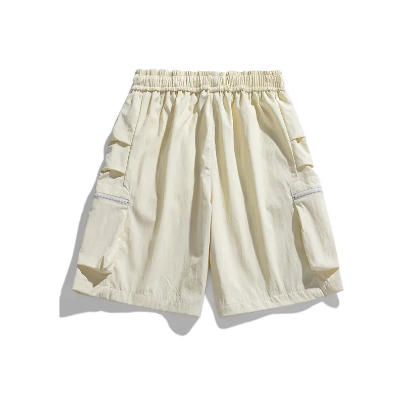 MKZA Cargo Shorts Unisex Mud Gray-11