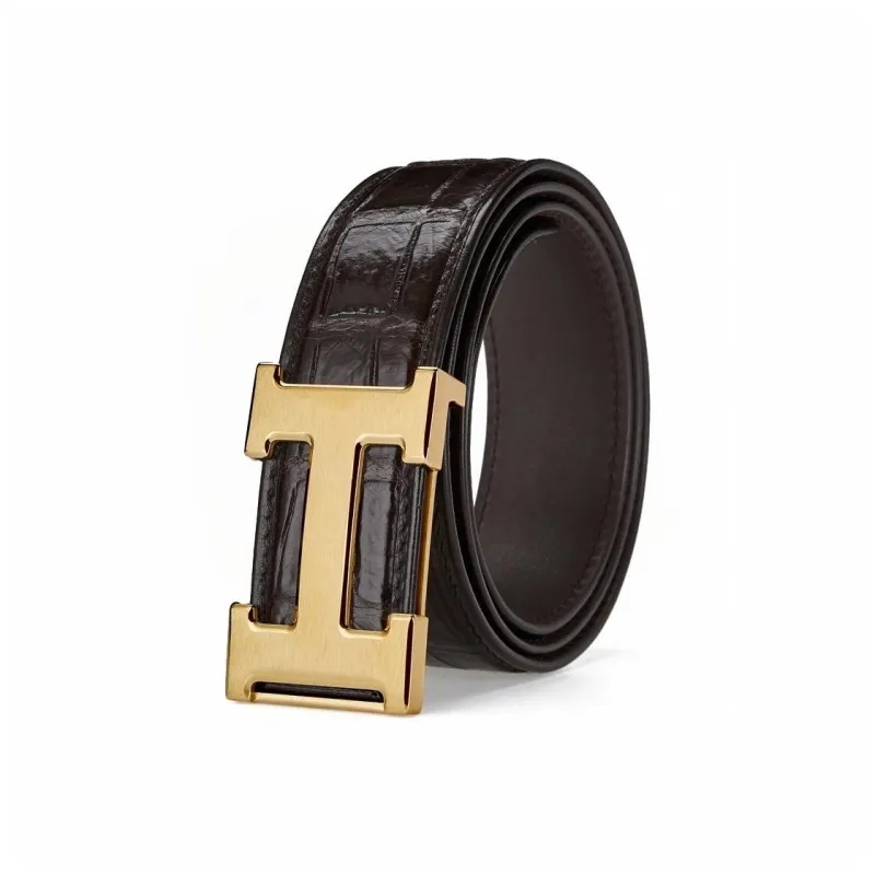 Cheekkiss Top Grain Cow Leather Belts Men's 3.8cm-4