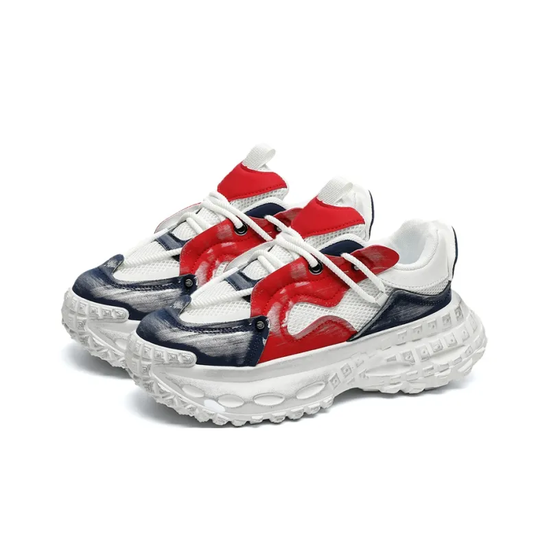 ROBINHOOD Cushioning, Slip Resistant, Abrasion Resistant Support Low Top Chunky Sneakers Men's-3