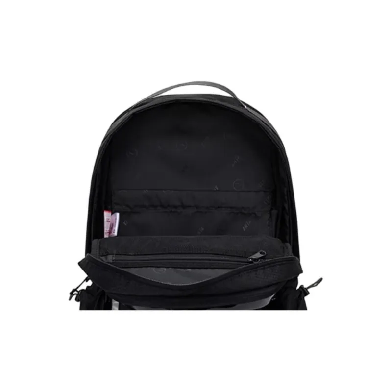 Anta Outdoor Collection Polyester Backpack Unisex Black-6