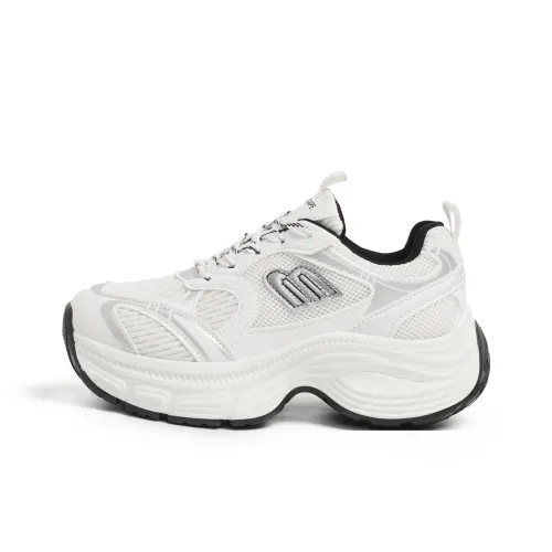 Moon Veil Low Top Chunky Sneakers Women's White