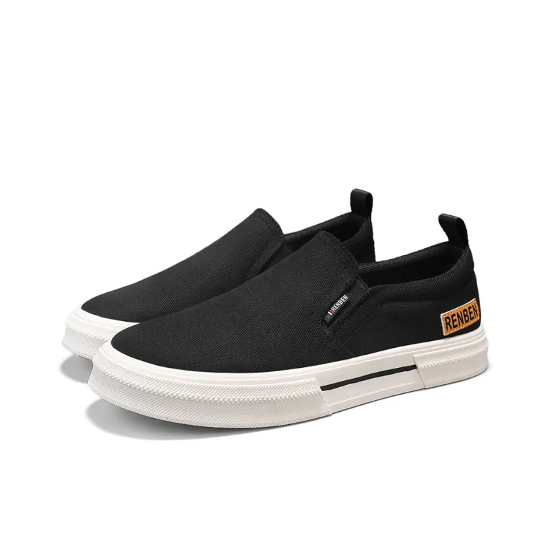 RENBEN Breathable And Lightweight Low Top Canvas Shoes Men's-3