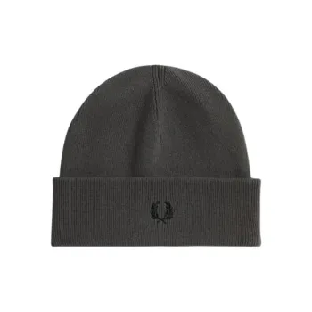 FRED PERRY Wool Beanies Men's Gray