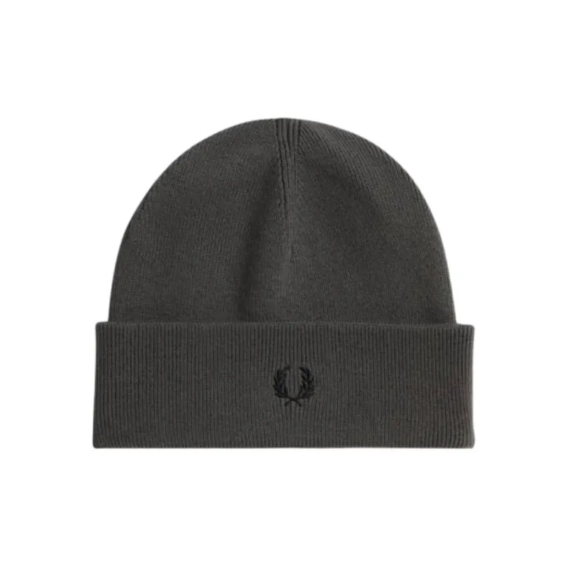 FRED PERRY Wool Beanies Men's Gray-0