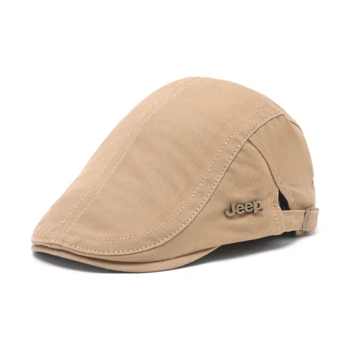 Jeep Thin Japanese Style Painter Newsboy Cap Worn Backwards To Make Face Appear Smaller Berets Unisex