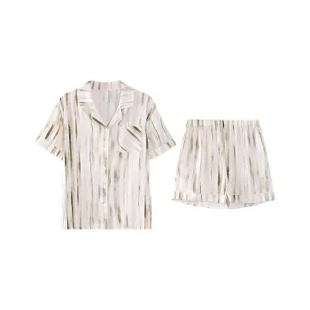 Urban Beauty Pajama Set Women's Gold Stripes