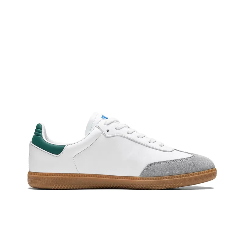 NFL Training Classic Basic Logo Low Top Skateboard Shoes Unisex White Green-1