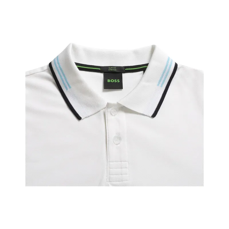HUGO BOSS SS23 Polo Shirt Men's White-6