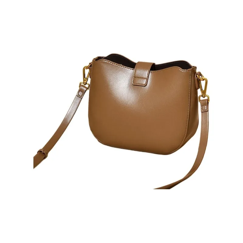 Versman PU Crossbody Bag, Shoulder Bag Trumpets Women's Black/Beige/Tea Brown-2