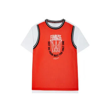 Erke T Shirt Men's Bright Prize Orange