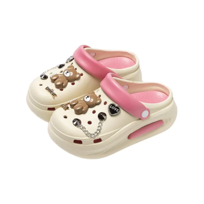 ECAC Squashy And Bouncy Feeling Clogs, Summer Height Increasing, Slip Resistant EVA Platform Slippers-20