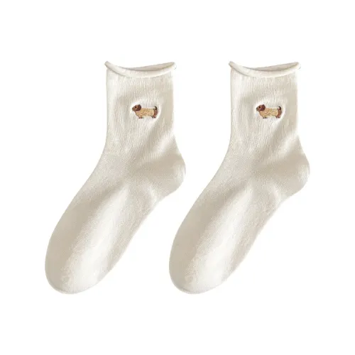 Lan Miao Mid Calf Socks Women's Combo Set