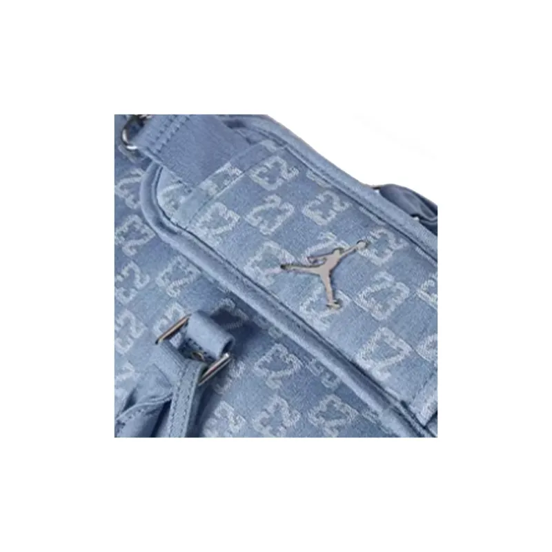 Jordan Denim Travel Bag 25L Unisex Blue-6