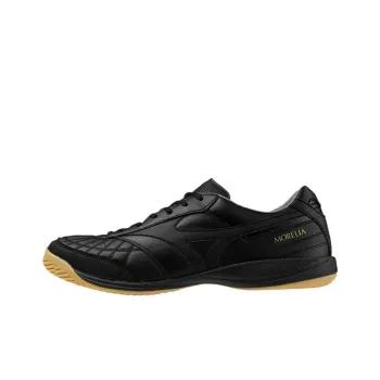 Mizuno MORELIA SALA AG Rubber Short Studs Abrasion Resistant Soccer Shoes Unisex Black