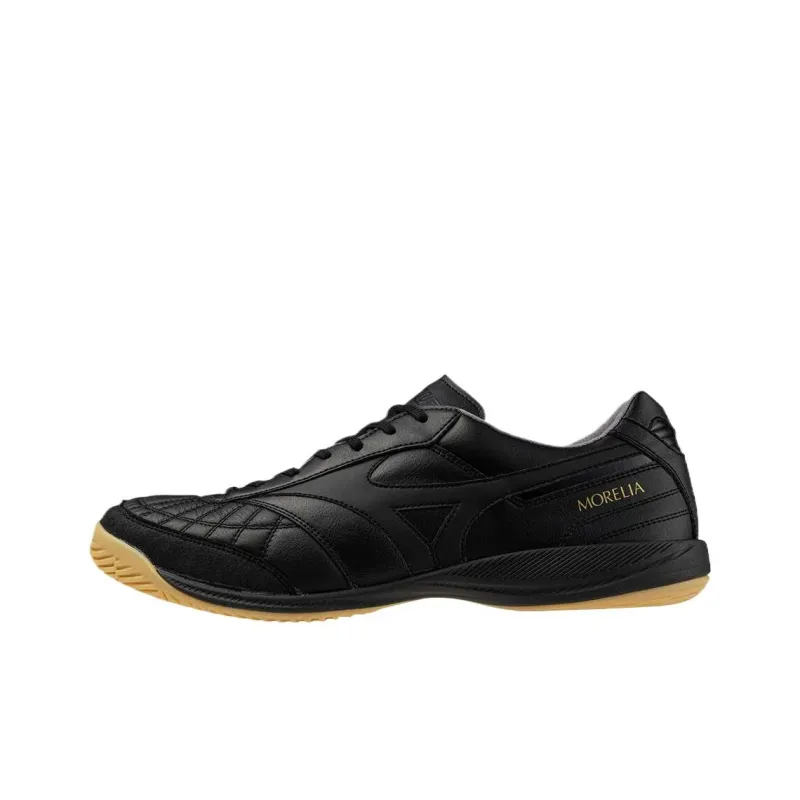 Mizuno MORELIA SALA AG Rubber Short Studs Abrasion Resistant Soccer Shoes Unisex Black-0