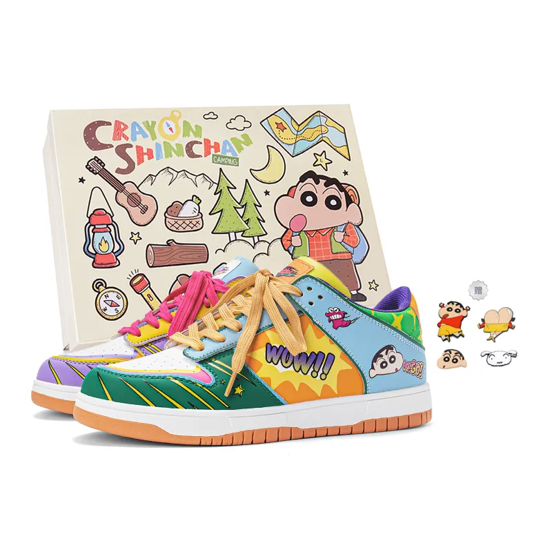 Crayon Shinchan Low Top Skateboard Shoes Gift Box Set-18