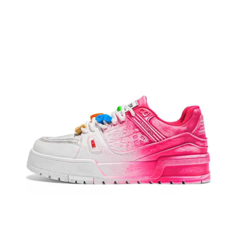 Budding Bear Anti Slip Wear Resistant Low Top Skateboard Shoes Men's Box-5