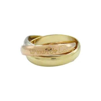 Cartier 2010s 18K Gold Trinity Ring