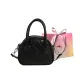 Black without Charm-Shopping Bag