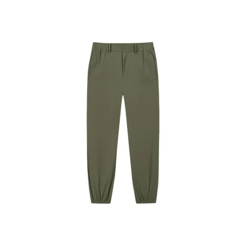 CHAOJIANTA Knitted Sweatpants Men's Grape Leaf Green