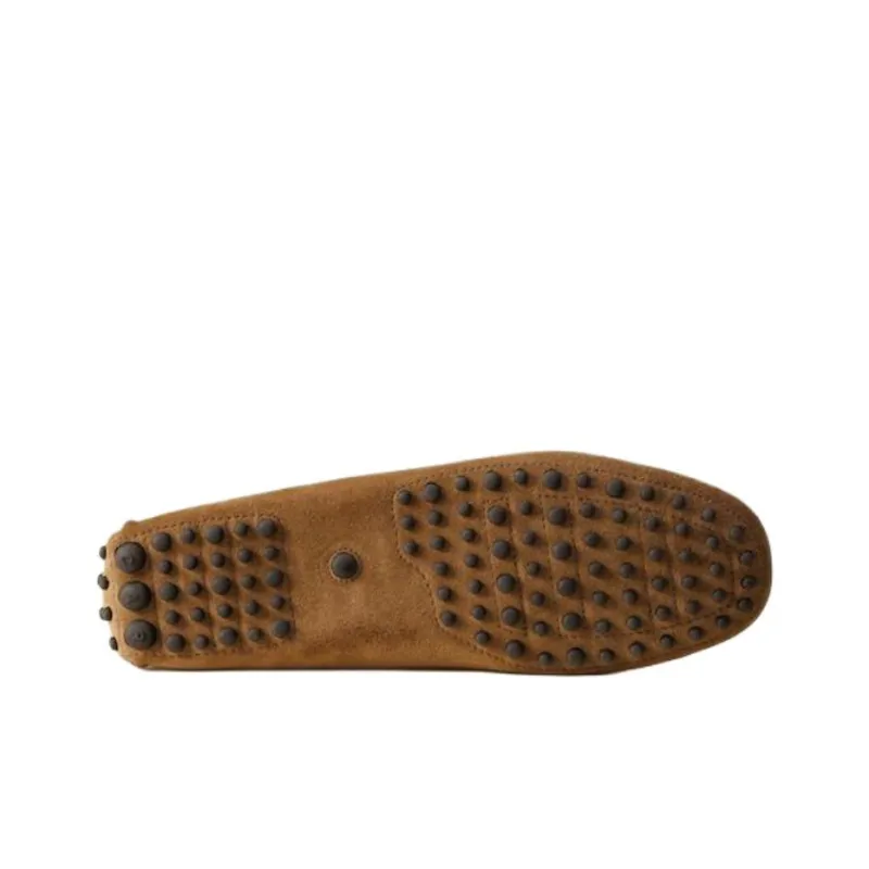Car Shoe Gommino Loafers Men's Light Brown-4