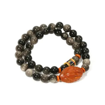 LIBALU Obsidian Bracelets Unisex