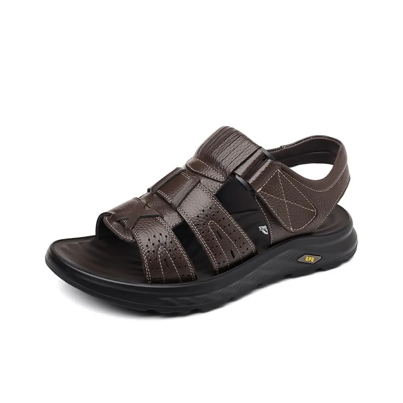 Bindu Beach Sandals Men Black/Brown-7