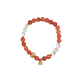 Many Blessings Five Lines Southern Red Agate Bracelets Unisex