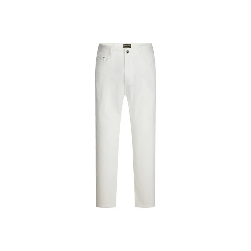 MANGANO Jeans Men's White Includes Brand Shopping Bag-1