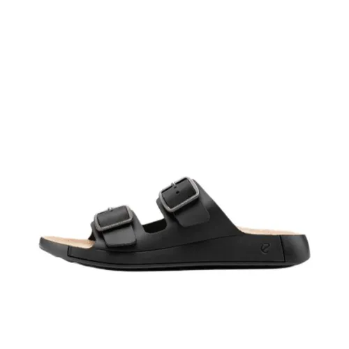 Ecco Comme Collection Slide Slippers Men's Black