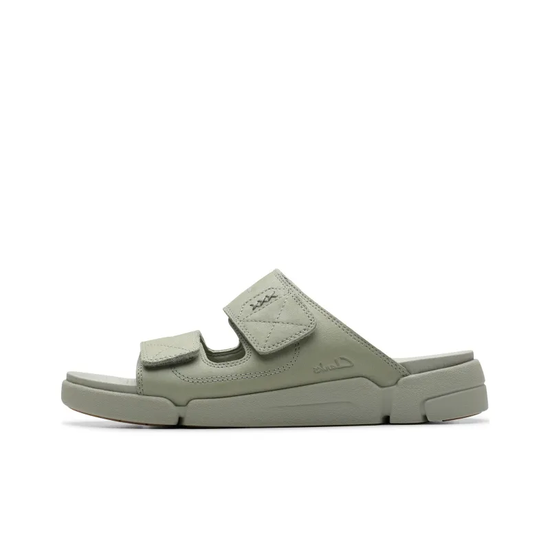 Clarks Cut Out Odor Resistant Slide Slippers Unisex Green-0