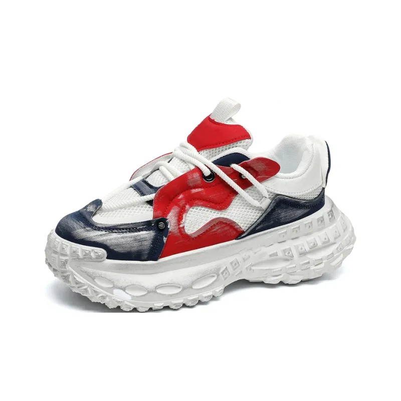 ROBINHOOD Cushioning, Slip Resistant, Abrasion Resistant Support Low Top Chunky Sneakers Men's-2