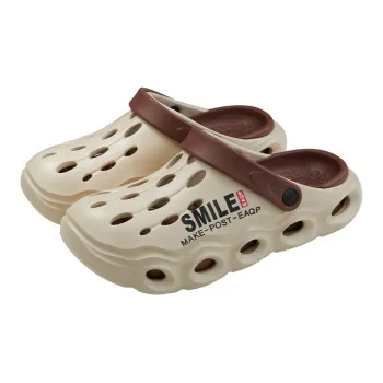 Warm Edge Men's Closed Toe Slippers For Summer, Home, Indoor, Students, Trendy Sports Slippers