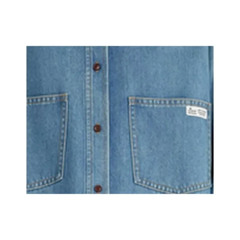 III VIVINIKO Denim Jacket Women's Medium Blue-2