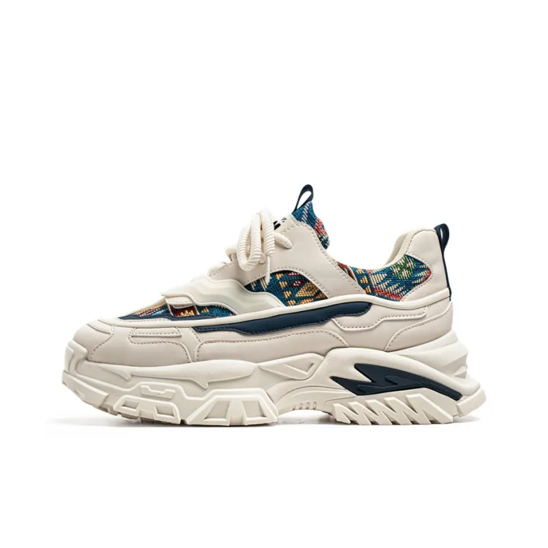 JKEM Cushioning, Slip Resistant, And Abrasion Resistant Low Top Chunky Sneakers Men's-10
