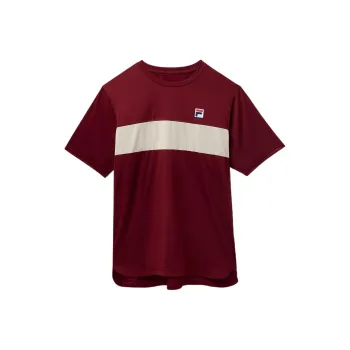 FILA Tennis Essentials Short Sleeve Crew T Shirt Men's Danxia Red 948