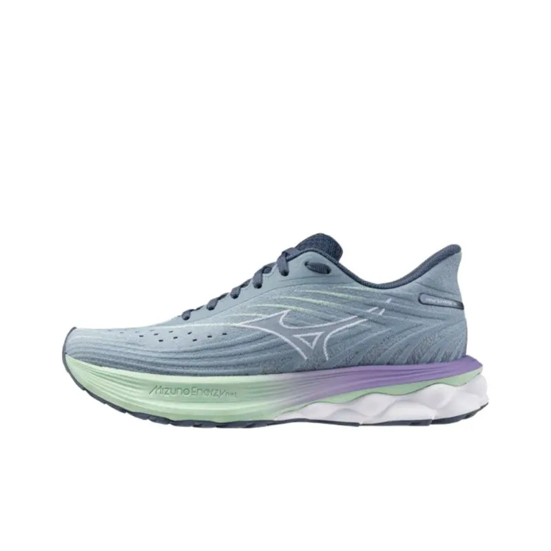 Mizuno WAVE SKYRISE 6 Abrasion Resistant Cushioning Low Top Running Shoes Women's Turquoise-1