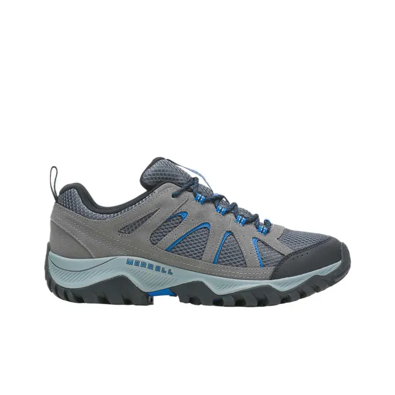 MERRELL Oakcreek Low Top Hiking Shoes Men's Gray Blue-1