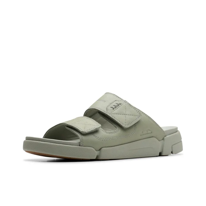 Clarks Cut Out Odor Resistant Slide Slippers Unisex Green-1