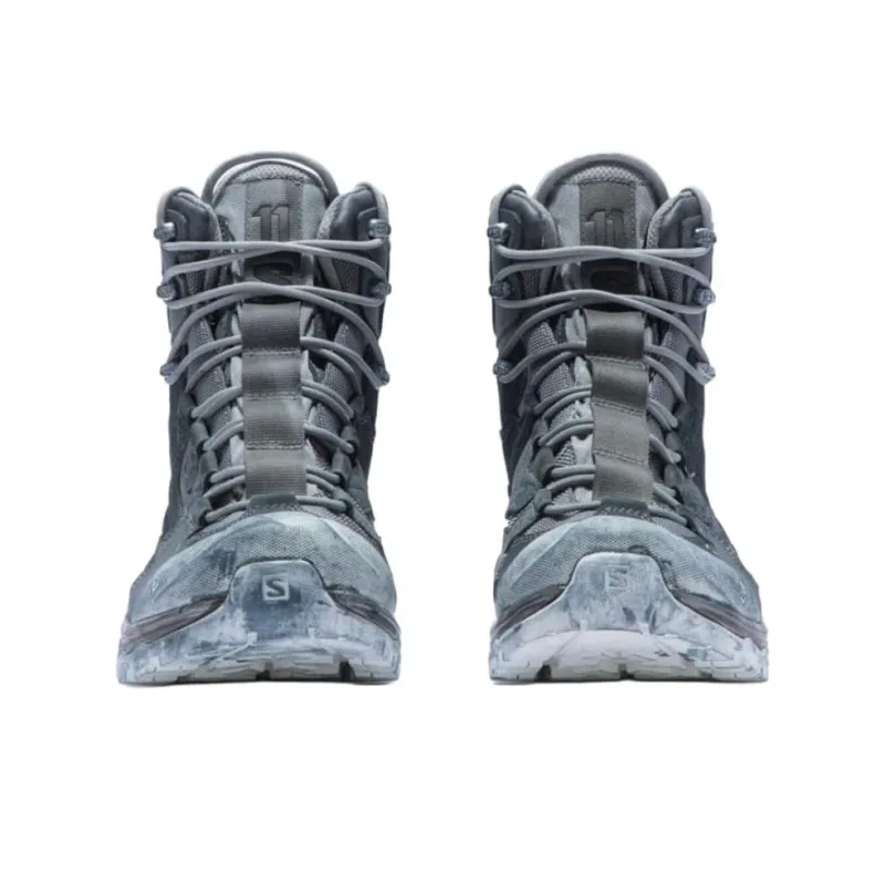 11 BY BORIS BIDJAN SABERI x SALOMON Abrasion Resistant Slip Resistant Crew Outdoor Boots Men's Blue-2