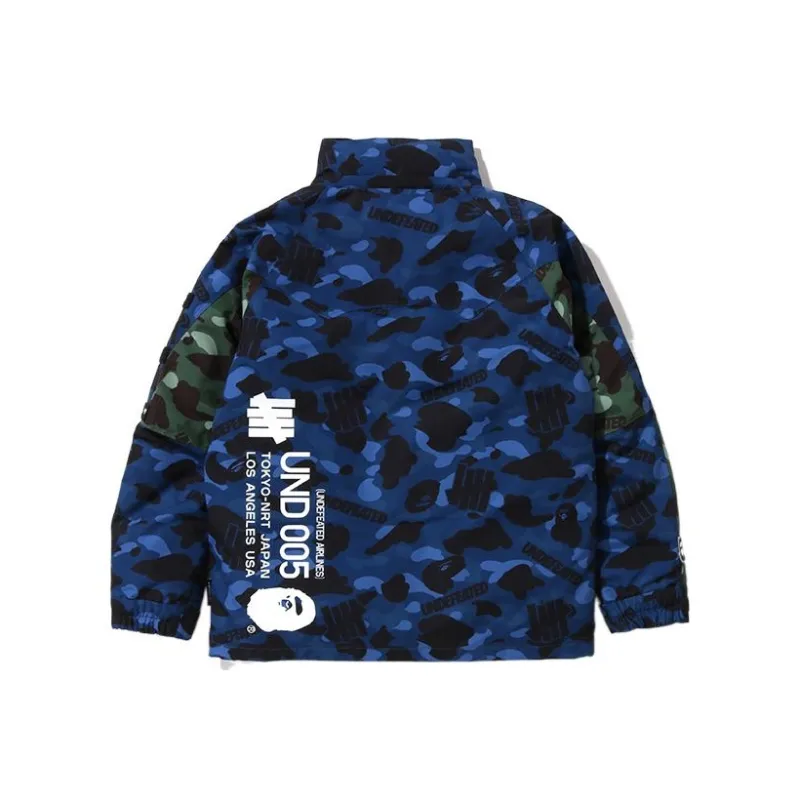 A BATHING APE X UNDEFEATED Color Camo Snowboard Down Jacket-2