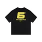 Black with Yellow Print