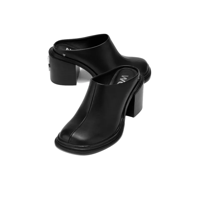 Naked Wolfe Wrap toe Slippers Women's Black-2