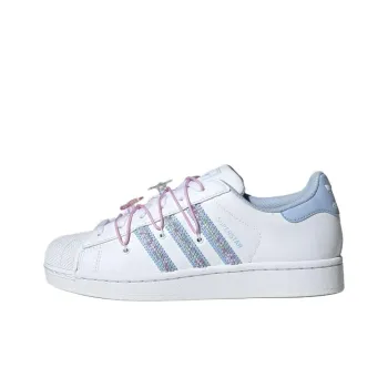 Adidas Originals Superstar 2 Anti Slip Wear Resistant Low Top Skateboard Shoes Women's White